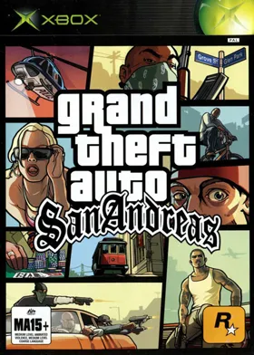 Grand Theft Auto San Andreas (USA) box cover front